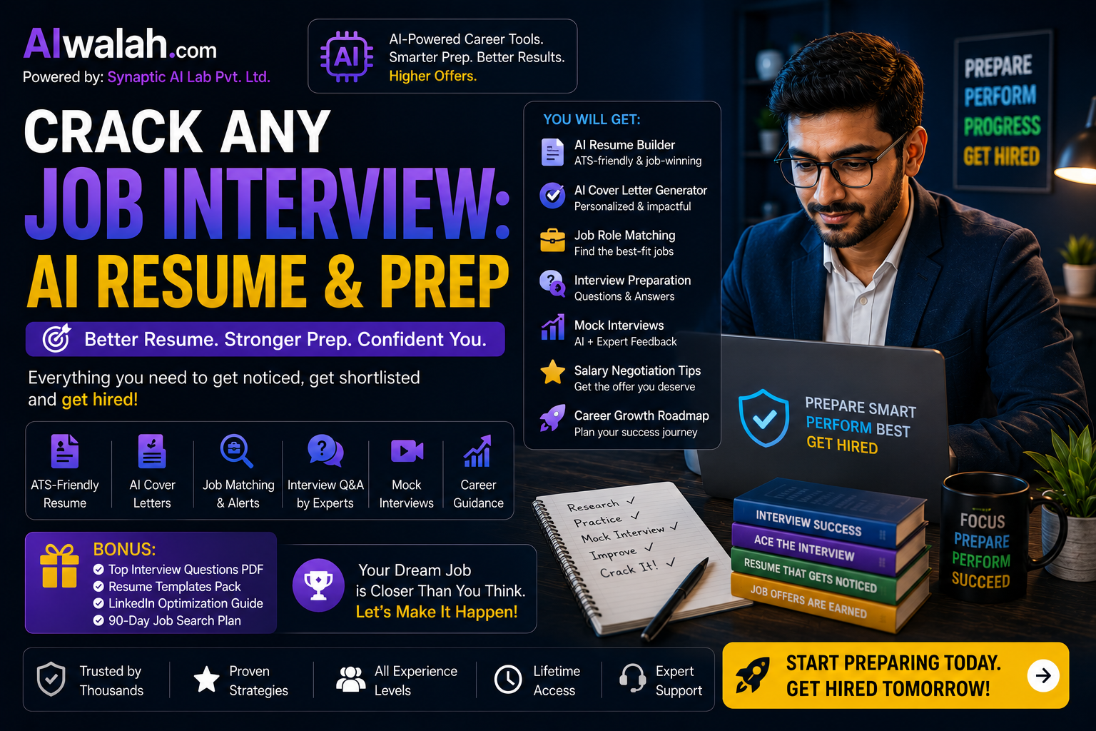 Crack Any Job Interview: AI Resume & Prep
