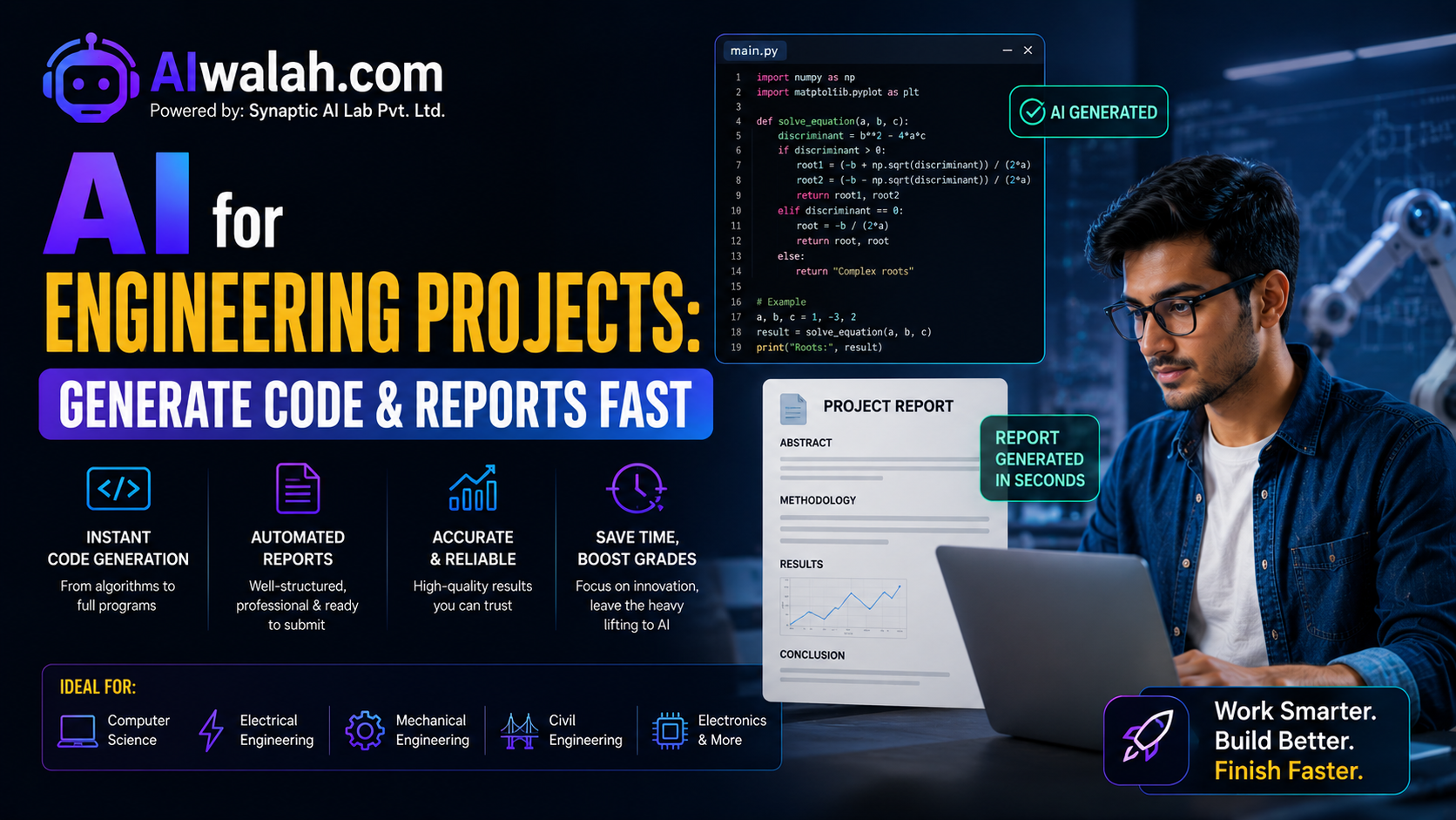 AI for Engineering Projects: Generate Code & Reports Fast